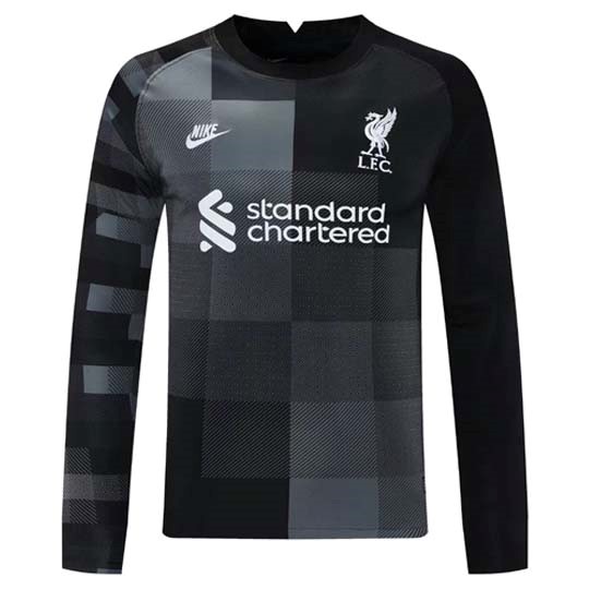 Tailandia Camiseta Liverpool Portero ML 2021-2022 Negro